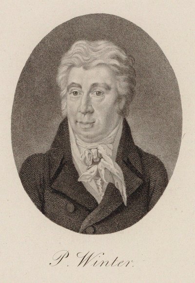 Portrait du compositeur Peter von Winter 1754-1825 - Unbekannt