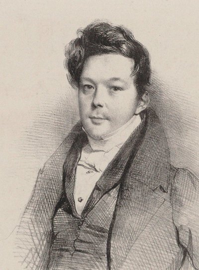 Portrait du compositeur Auguste-Mathieu Panseron 1796-1859, 1820 - Unbekannt