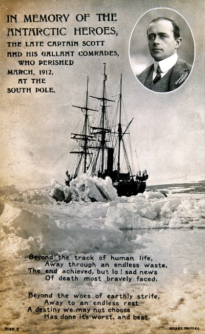 Carte postale commémorant l