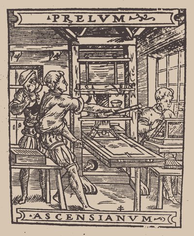 Prelum Ascensianum : dispositif de l