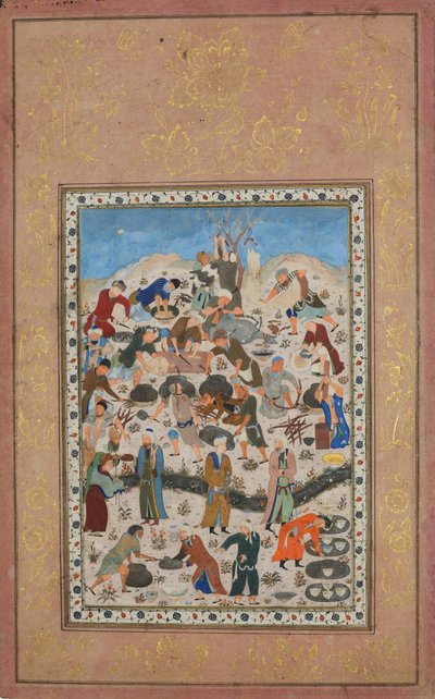 Préparation pour un festin, folio d