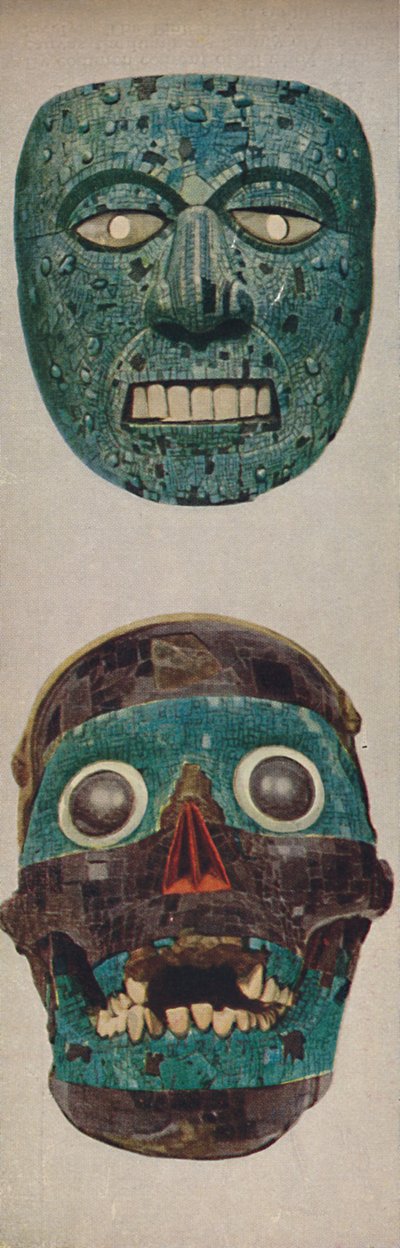 Cultures primitives dans les masques rituels et de festival - Quetzalcoatl et Tezcatlipoca - Unbekannt