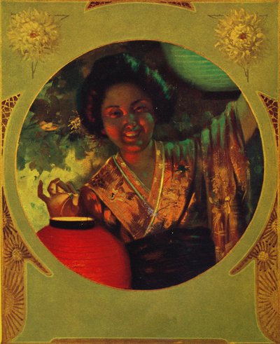 Imprimé avec le lac bi-couleur et bleu de Shackell, 1907 - Unbekannt
