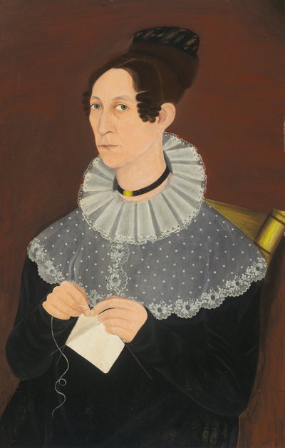 Probablement Sarah Cook Arnold tricotant - Unbekannt