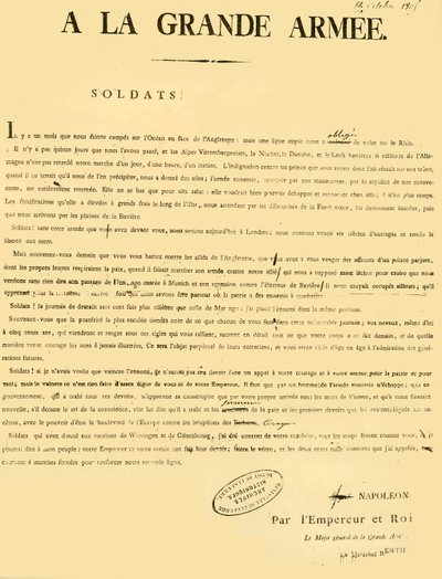 Proclamation à l