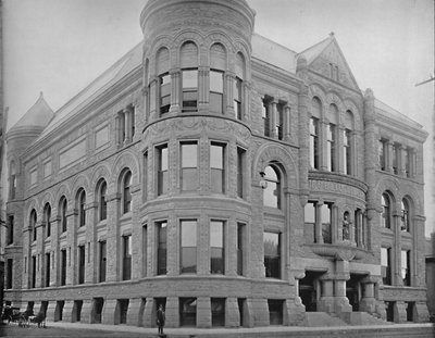 Bâtiment de la bibliothèque publique, Minneapolis, Minnesota, vers 1897 - Unbekannt