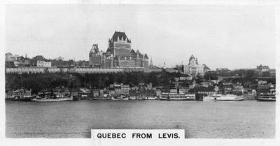 Québec depuis Lévis, Canada, vers les années 1920 - Unbekannt