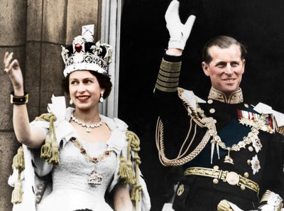 La reine Elizabeth II et le duc d