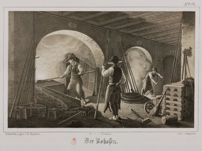 Traitement des matières premières, Métallurgie, Forgeage de métal précieux, Allemagne, vers 1851 - Unbekannt