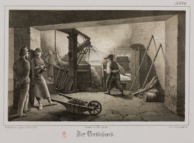 Traitement des matières premières, Métallurgie, Fonderie, Allemagne, vers 1851 - Unbekannt