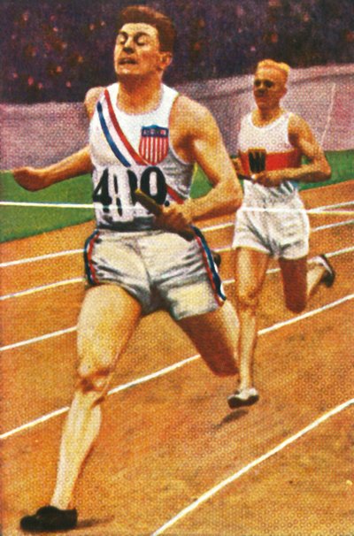 Ray Barbuti et Hermann Engelhard, relais 4 x 400m, 1928 - Unbekannt