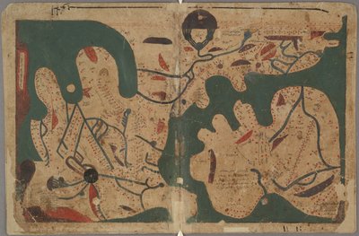 Carte du monde rectangulaire De: Le Livre des Curiosités des Sciences et des Merveilles pour les Yeux, 11ème siècle - Unbekannt
