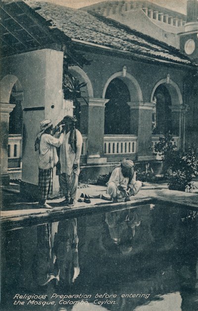 Préparation religieuse avant d