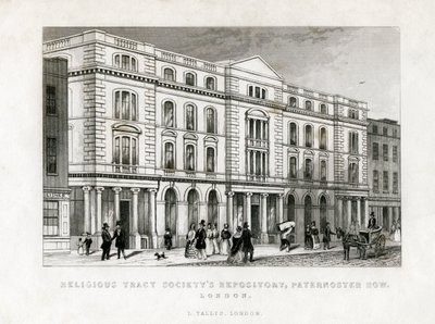 Dépôt de la Société des Tracts Religieux, Paternoster Row, Londres, 19ème siècle - Unbekannt