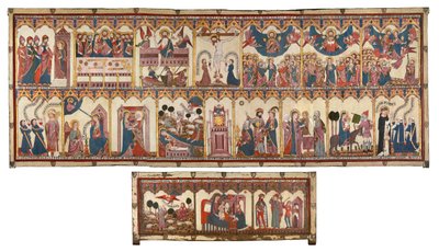 Retable et frontal de la Vie du Christ et de la Vierge fait pour Pedro López de Ayala - Unbekannt