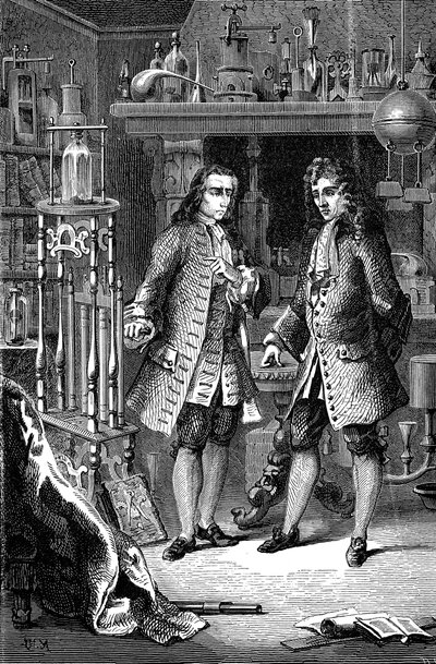 Robert Boyle, chimiste et physicien anglo-irlandais et Denis Papin, physicien français, 1870 - Unbekannt