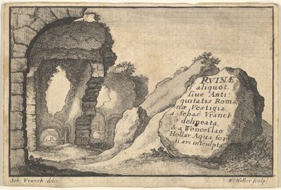 Ruines romaines, deuxième version de la page de titre - Unbekannt