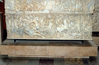 Sarcophage romain avec la légende de Séléné et Endymion, 230-235 après J.-C. - Unbekannt