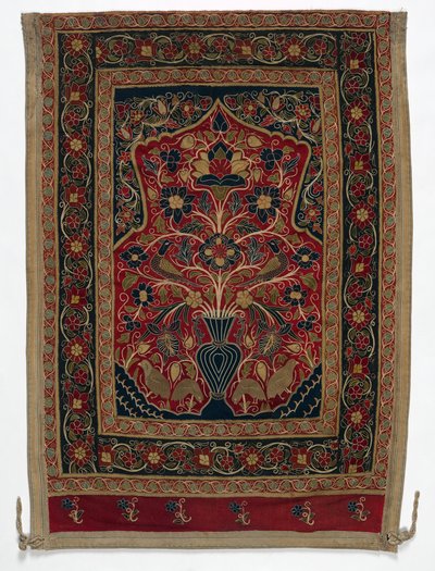Tente ronde royale faite pour Muhammad Shah panneau mural avec un panneau B, 1834-1848 - Unbekannt