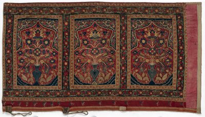 Tente ronde royale faite pour Muhammad Shah, panneau mural avec trois panneaux A, 1834-1848 - Unbekannt