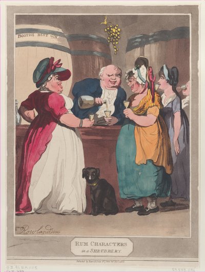 Personnages excentriques dans un bosquet - Unbekannt
