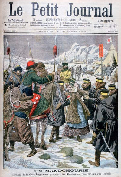 Infirmière russe faite prisonnière par les Mandchous remise aux Japonais, Mandchourie, 1904 - Unbekannt