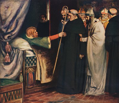 Saint Anselme refusant l