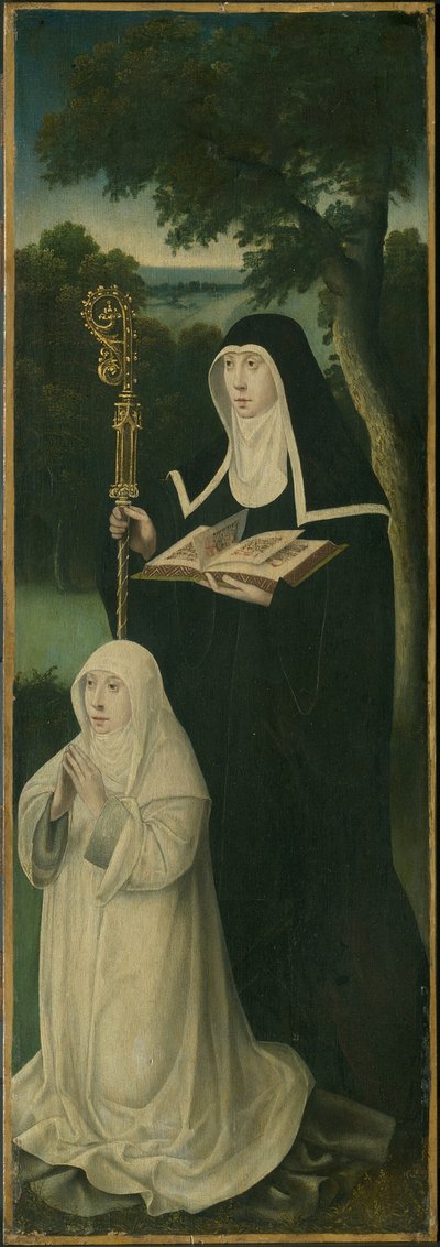 Sainte Gertrude de Nivelles et une chanoinesse augustinienne - Unbekannt