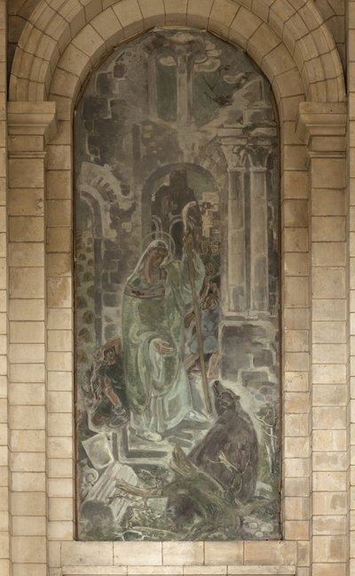 Saint avec un ours - Unbekannt