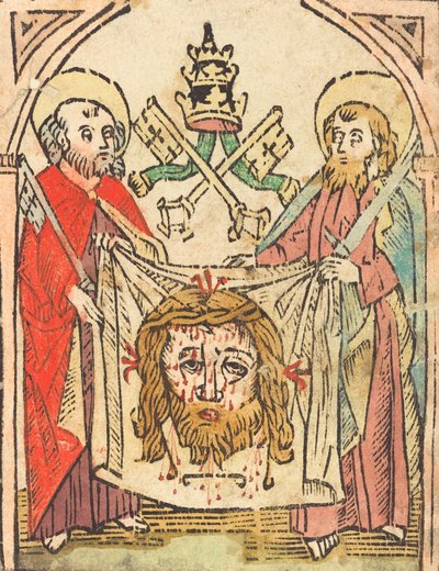 Saints Pierre et Paul avec le Suaire, en ou après 1475 - Unbekannt