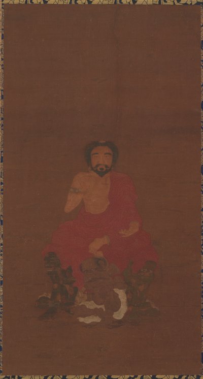 Sakyamuni assis sur trois créatures démoniaques, peut-être dynastie Yuan ou début Ming - Unbekannt