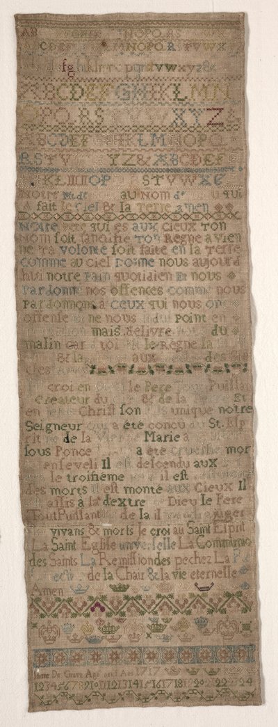 Échantillon, 1717 - Unbekannt