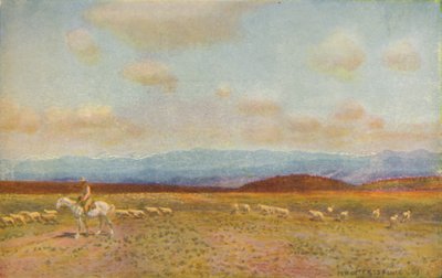 Scène dans les basses terres australiennes, 1924 - Unbekannt