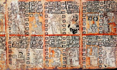 Section du Codex Troano maya, XVe siècle - Unbekannt