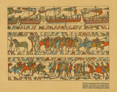 Sections de la tapisserie de Bayeux - Unbekannt