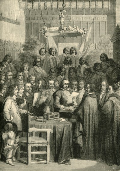Signature du traité de Westphalie, 24 octobre 1648 - Unbekannt