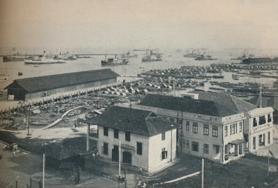 Le port de Singapour est toujours encombré de navires de nombreux types et nationalités, 1937 - Unbekannt