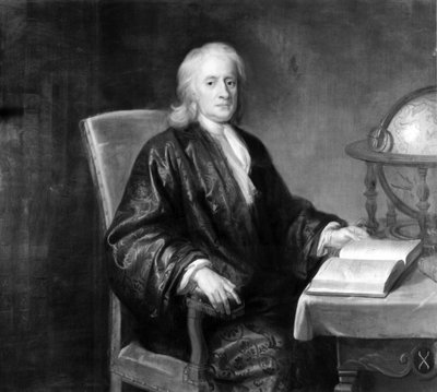 Sir Isaac Newton, mathématicien et physicien anglais, vers 1720 - Unbekannt