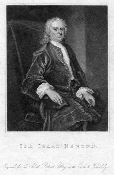 Sir Isaac Newton, mathématicien, astronome et physicien anglais, XIXe siècle - Unbekannt