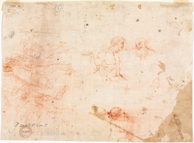 Esquisse de deux hommes et d