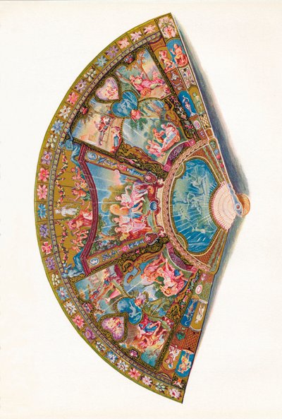 Petit éventail de robe, 1901 - Unbekannt