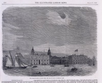 Éclipse solaire vue depuis l