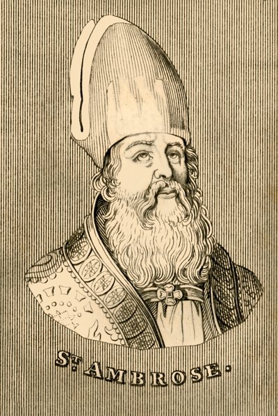 Saint Ambroise, c340-397, 1830 - Unbekannt
