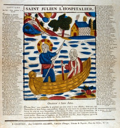 Saint Julien, patron des voyageurs, XIXe siècle - Unbekannt