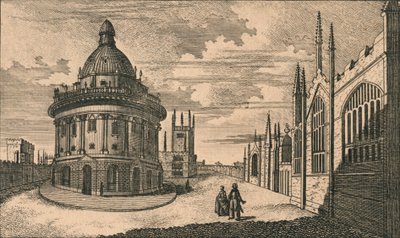 Église Sainte-Marie et Bibliothèque Radcliffe à Oxford, 18e siècle - Unbekannt
