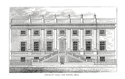 Surgeons Hall, Old Bailey, 1800 - Unbekannt