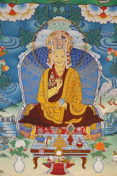 Temple des Mille Bouddhas congrégation Dashang Kagyu Ling Peinture Kalou Rinpotche, La Boulaye, France - Unbekannt