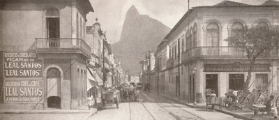 Le bout de Botafogo de la rue à la mode Sao Clemente. Corcovado au loin, 1914 - Unbekannt