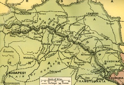 Les passes des Carpates, 1919 - Unbekannt
