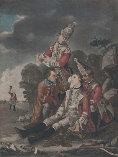 La mort du général Wolfe à Québec en septembre 1759, 10 octobre 1779 - Unbekannt
